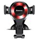 Baseus Osculum Gravity Car Mount Dashboard Windshield Phone Bracket Holder, Red | Держатель для...