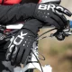 Rockbros siltināti velo cimdi ar gariem pirkstiem, XL, melni un pelēki