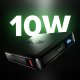 Sbs HD 10W 5000mAh ārējais akumulators ar LCD displeju, melns