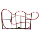 Anti-Gravity Magnetic Car Track 123 cm, 120 Elements