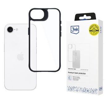 3mk Satin Armor Case+ vāciņš Apple iPhone 16e / SE 4 caurspīdīgs