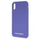 Karl Lagerfeld Silicone vāciņš Apple iPhone XR, violets