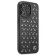 Mercedes iPhone 13 / 13 Pro vāciņš Silver Stars Pattern, melns