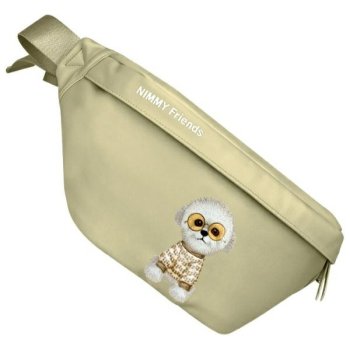 Nimmy Crossbody Glasses Cool Dog pleca soma, Khaki