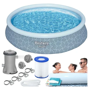 Bestway 57376N piepūšamais baseins 396 x 84 cm (9-in-1)