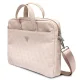 Guess Saffiano 4G Triangle Logo soma klēpjdatoram 16\", rozā
