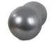Fitnesa Vingrošanas Dubultā Bumba - Sudraba, 50 cm | Exercise Fitness Gym Peanut Ball