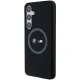 BMW чехол для Samsung Galaxy S24+ Silicone Printed Ring MagSafe, черный