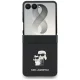 Karl Lagerfeld Karl & Choupette Pins vāciņš iPhone 17 Pro, melns