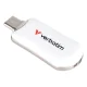 USB-флешка Verbatim Plectra 256 ГБ USB-C, белая (30230)