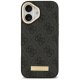 Guess 4G Logo Plate MagSafe vāciņš iPhone 17 — melns | Phone Case Cover