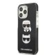 Karl Lagerfeld Karl&Choupette Head vāciņš iPhone 13 Pro Max - Black