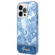 Guess Porcelain Collection vāciņš iPhone 14 Pro Max zilā krāsā