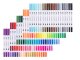 Double-Sided Markers and Fineliners Set in a Case, 100 Colors
