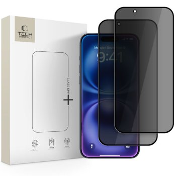 Tech-Protect Glass Spy+ Privacy Glass for iPhone 17 Air (2-Pack)