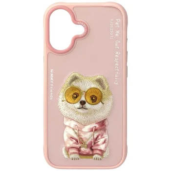 Чехол Nimmy Glasses Cool nag для iPhone 17, розовый