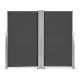 Dubultā sānu markīze aizslietnis 300x300x180 cm MultiGarden, antracīts