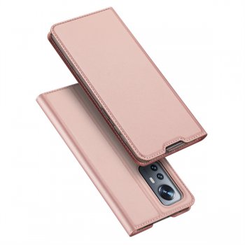 Xiaomi 12 / 12X DUX DUCIS Magnetic Case Cover, Pink | Telefona Vāciņš Maciņš Apvalks Grāmatiņa