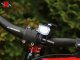Bailong Priekšējais Velosipēda Lukturis Gaisma, Melns | Bicycle Front LED Light