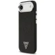Guess Glitter Triangle Logo MagSafe vāciņš iPhone 17 Air - melns