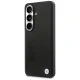 Чехол BMW Leather Hot Stamp MagSafe для Samsung Galaxy S26, черный