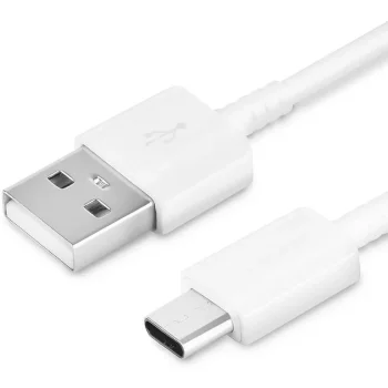 Кабель Samsung EP-DN930CWE USB-A - USB-C 3A 1.2м, белый (Bulk)
