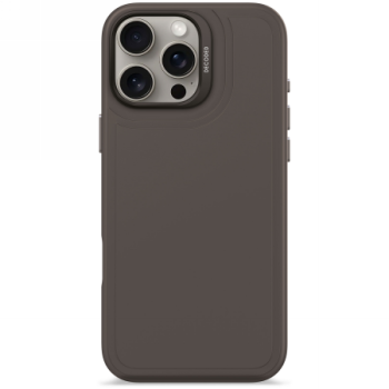 Decoded AntiMicrobial Silicone Stacks Backcover Case with MagSafe iPhone 16 Pro Max - Black