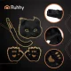 Костюм кошки лисы волка 4в1 для косплея Ruhhy 26248, черный