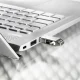 USB флеш-накопитель Intenso cMobile Line 128 ГБ USB-C / USB-A 3.2 OTG, серебристый