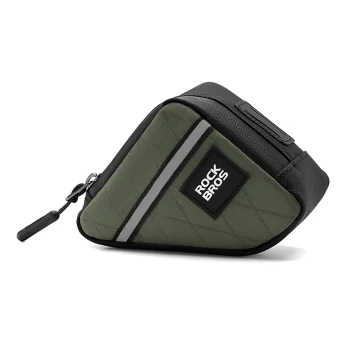 Rockbros velosipēda rāmja soma 0.25L, zaļa