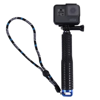Селфи-палка Puluz PU150 для экшн-камер DJI, GoPro, Insta360, черная