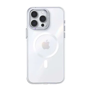 Чехол Joyroom PN-15B4 MagSafe Glacier для iPhone 15 Pro Max, прозрачный