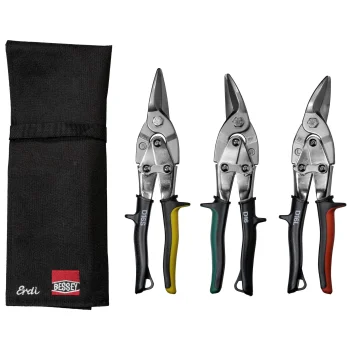 Bessey DSET16 Aviation Snips Set with Pouch