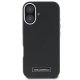 Karl Lagerfeld iPhone 16 Plus vāciņš FW Metal Plate MagSafe, melns