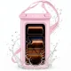 Водонепроницаемый чехол Tech-Protect UWC7 для смартфонов до 6.9\", розовый