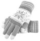 Touchscreen Texting Gloves, Grey