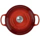 Чугунная кастрюля Le Creuset Signature круглая 24 см 4.2 л Cerise