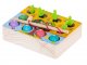 Kids Wooden Educational Magnetic Fishing Game 3-in-1