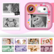 Wozinsky WDT-03 Bērnu Fotoaparāts Momentkamera ar Termoprinteri, Rozā | Children Instant HD Digital Print Camera
