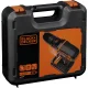 Аккумуляторная дрель-шуруповерт Black & Decker BDCDC18KB-QW 18V, 2x 1.5Ah, кейс
