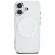 Guess IML Metal Colored Circle MagSafe vāciņš Apple iPhone 16, balts
