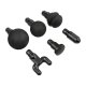 4Fizjo MASSAGE GUN PRO+ Massage Gun, 250W, 6 Attachments