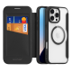 Dux Ducis iPhone 16 Pro Max atverams vāciņš maciņš grāmatiņa Skin X Pro, melns
