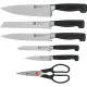 Набор ножей с блоком Zwilling Vier Sterne 7 предм., серый