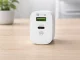Fast Wall Charger 20W USB/USB-C with 3-in-1 Cable, White