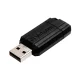 USB zibatmiņa Verbatim Store \'n\' Go PinStripe 64 GB USB 2.0 49065, melna