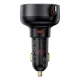 Baseus Enjoyment Pro USB-C (sieviešu) / Lightning (vīriešu) 60W auto lādētājs - melns | Phone Car Charger