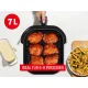 Аэрогриль Tefal EY8328 Easy Fry Infrared, 7 л, 2020 Вт, черный/серебристый