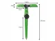 DIVODV Garden Sprinkler on Spike 360° 3-Arm Green