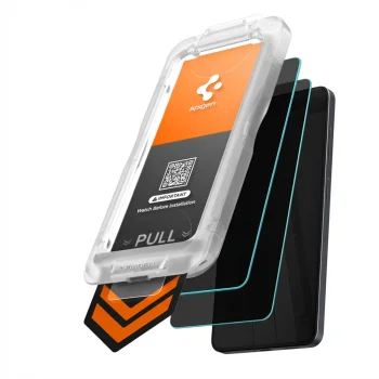 Spigen Glas.tR EZ Fit Pro HD privātuma aizsargstikls Samsung Galaxy S26, 2 gab.